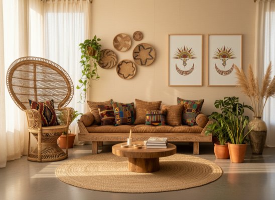 Afrobohemian interior design